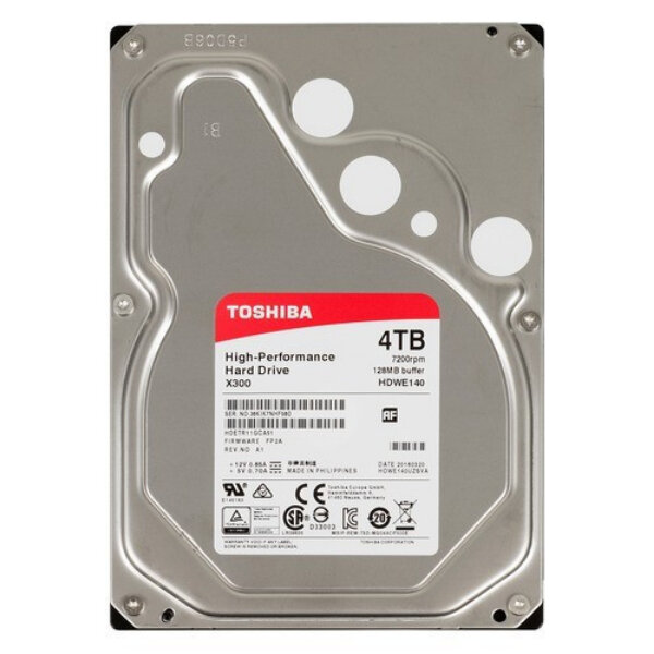 Жесткий диск HDD Toshiba SATA-III 4Tb (HDWR440UZSVA) - фото №11