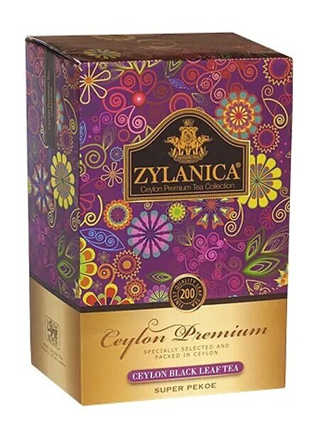 Чай черный ZYLANICA Ceylon Premium Collection Super Pekoe листовой, 200 г - фото №4