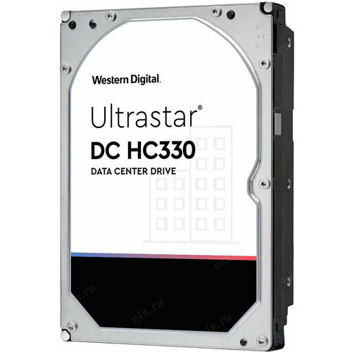 WD Жесткий диск HDD WD SAS Server 10Tb Ultrastar DC HC330 7200 256MB 1 year 3302000₽