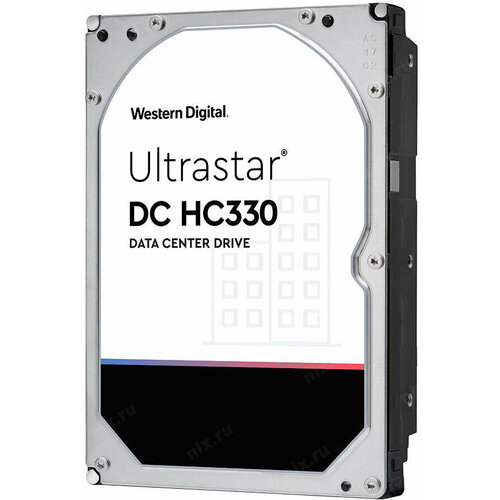 WD Жесткий диск HDD WD SAS Server 10Tb Ultrastar DC HC330 7200 256MB 1 year