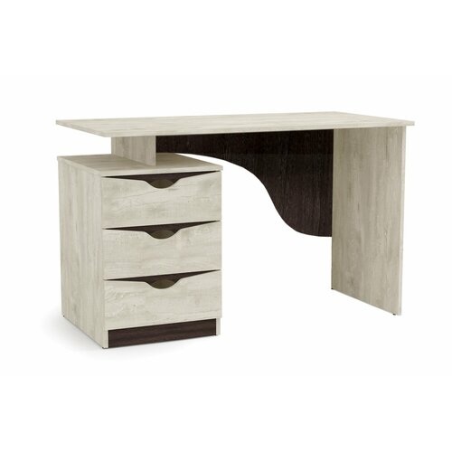 Стол письменный Олимп 3323 Лючия Бетон пайн белыйВенге 9891₽