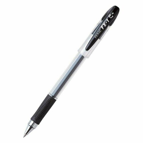 Ручка гелевая неавтоматическая Penac FX-1 черная (толщина линии 0.35 мм), 1608016