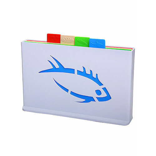 Набор разделочных досок на подставке Mayer&Boch, пластиковые, 32,5х6,5см