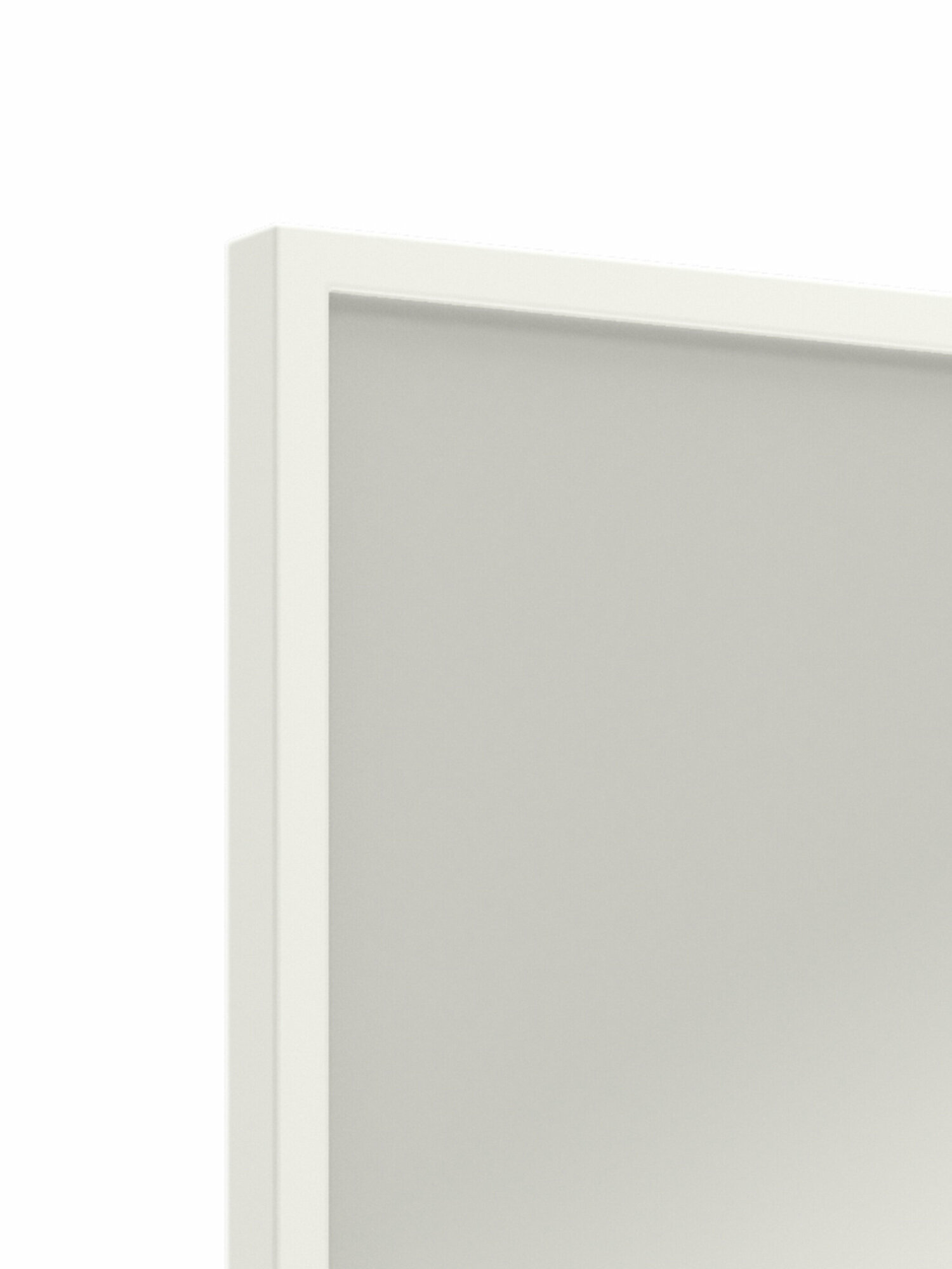 Зеркало напольное Inspire Basic прямоугольное 30x150 см цвет белый - фотография № 3