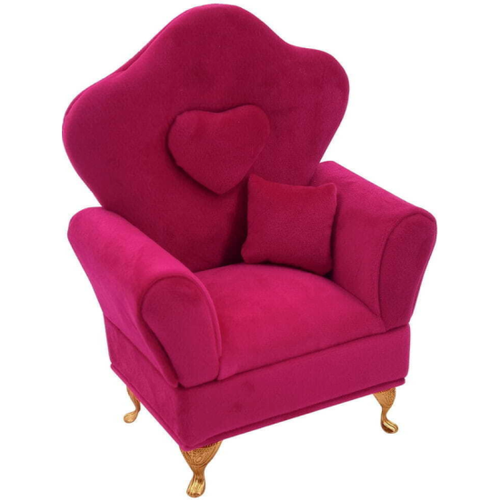 Шкатулка Arya Home Arya Milo из велюра 15х9х20 розовый 1089₽