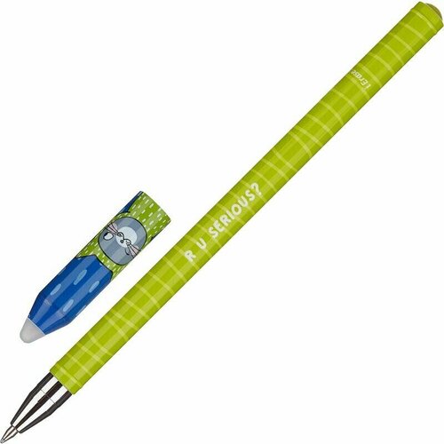Ручка гелевая со стираемыми чернилами M&G So Many Cats синяя толщина линии 0.35 мм, 1545303