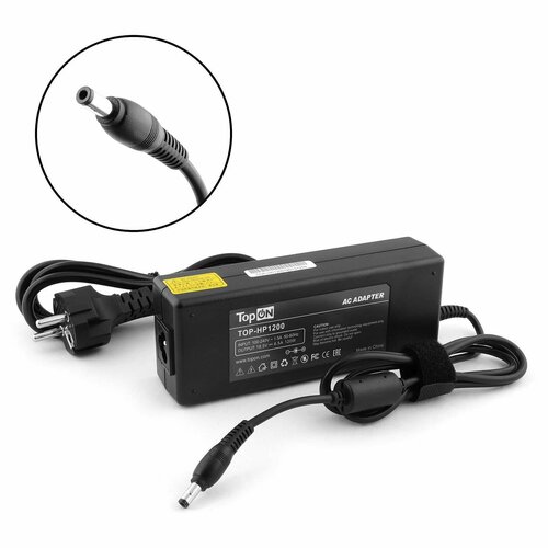 блок питания для hp 384020 001 ppp017l ppp016l e 120w 19 5v Блок питания TopON для HP, 18.5V, 6.5A, 1 шт.