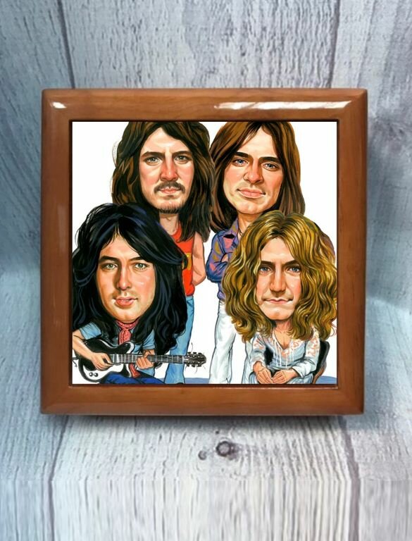 фото Шкатулка Led Zeppelin, Лед Зеппелин №1