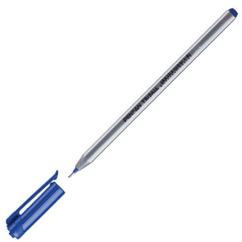 Ручка Ручка шариковая PENSAN TRIBALL -синяя-1,0мм EN71 - 6 шт