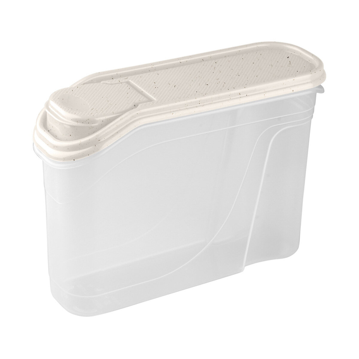 фото Емкость для сыпучих продуктов Phibo, 1,5 л, бежевый флэк