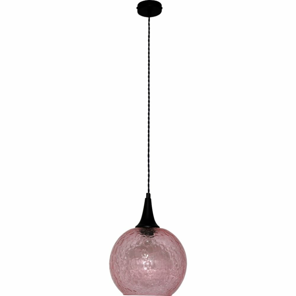 фото Элетех "Винтаж 245 НСБ 72-60 М56 Розовое вино /шнур черн. ИУ Светильник" 1005404263