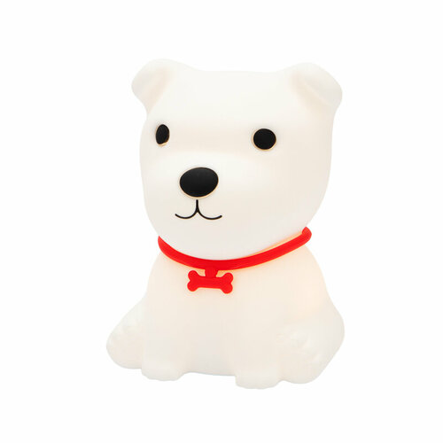 Ночник Silicone Night Light Puppy Silicone Белый