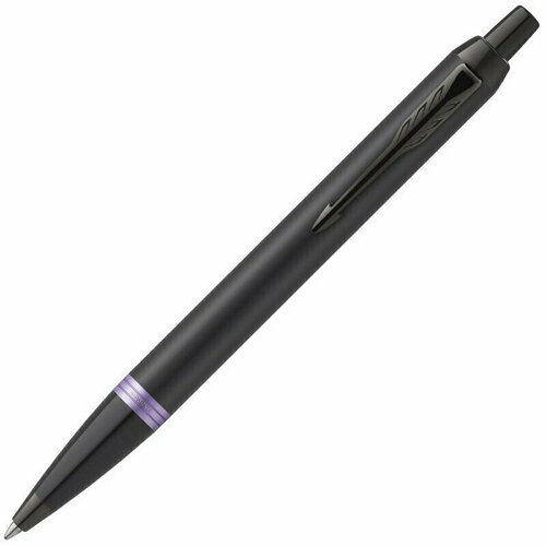 ручка перьевая parker im professionals amethyst purple bt синяя 0 8мм подарочная упаковка Ручка шариковая Parker IM Professionals Amethyst Purple BT син 1мм 2172951, 1756735