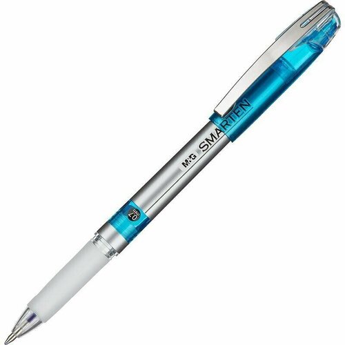 Ручка гелевая неавтоматическая M&G Smarten синяя толщина линии 0.5 мм, 1743339
