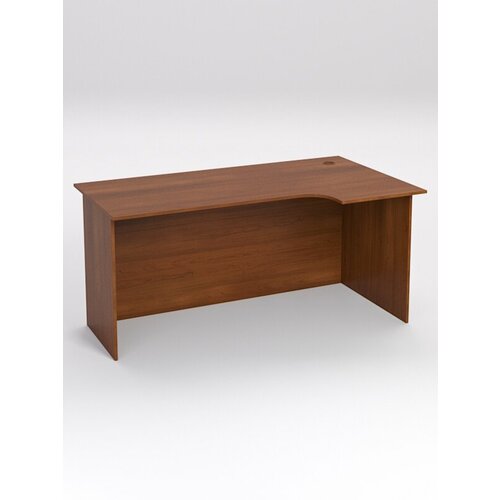 Стол эргономичный офисный СЭ-18А (правосторонний), Орех 160 x 90 x 75 см (ДхШхВ)
