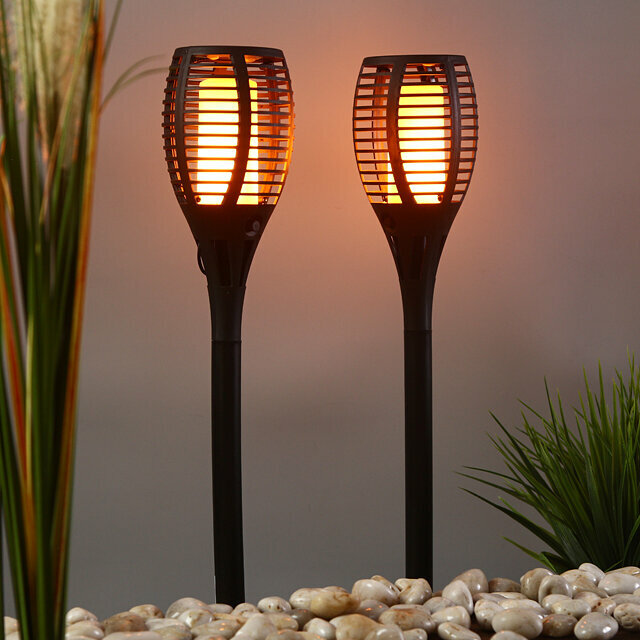 фото Koopman Садовый фонарь на солнечной батарее Solar Torcia 58 см, эффект живого пламени, IP44 CX2100140