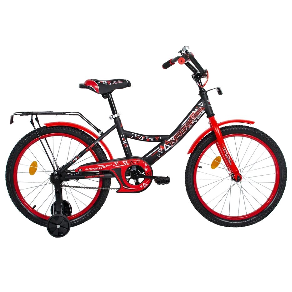 Велосипед NRG Bikes ALBATROSS 20" black-red