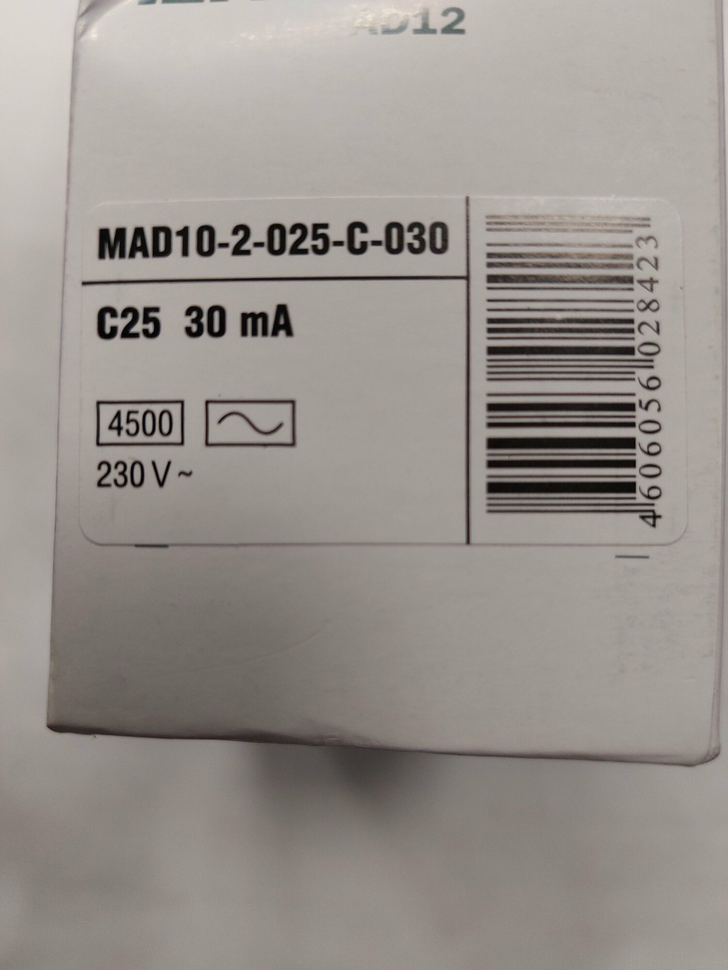 MAD10-2-016-C-030 Автоматический выключатель дифференциального тока двухполюсный 16A 30мА (тип АС) IEK - фото №15