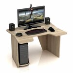 Геймерские игровые столы и кресла Геймерский компьютерный стол DX Comfort Дуб Сонома - изображение