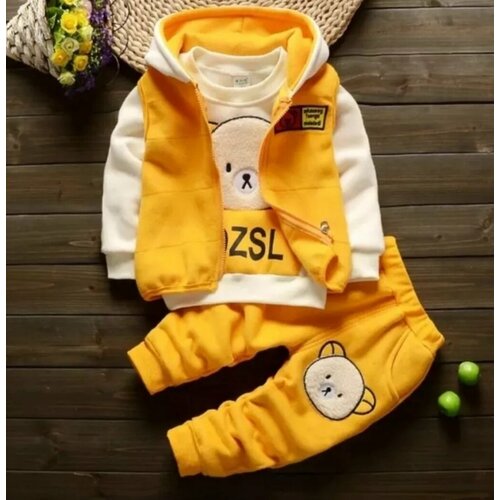 Комплект одежды  , размер M, желтый