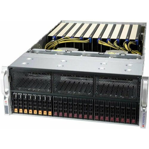 Сервер в корпусе высотой 4U Никс sS9600/pro4U Z0744906 Xeon Gold 6348/128 ГБ/2 x 480 Гб SSD/A100/Aspeed AST2600