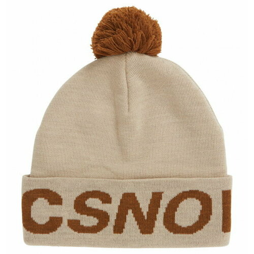 фото Шапка dc shoes, размер 1sz, бежевый, коричневый