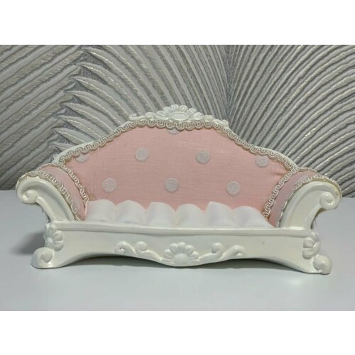 фото Подставка для украшений 8х8х14 см, белый, розовый китай