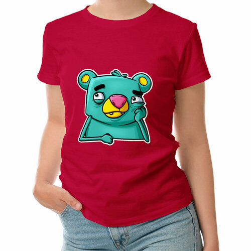 фото Футболка roly, размер s, красный