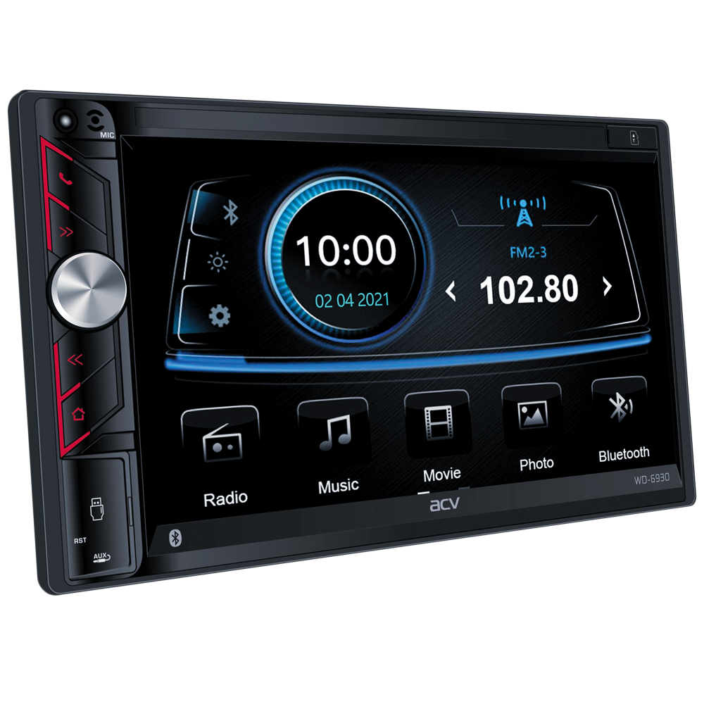 Автомобильный FM/USB/SD ресивер с Bluetooth ACV WD-6930