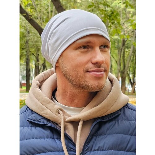 фото Шапка бини luchiorado, размер 59/62, белый