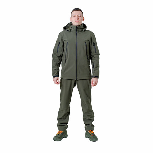 фото Куртка rosomaha алдан softshell хаки [56 / 176-182]