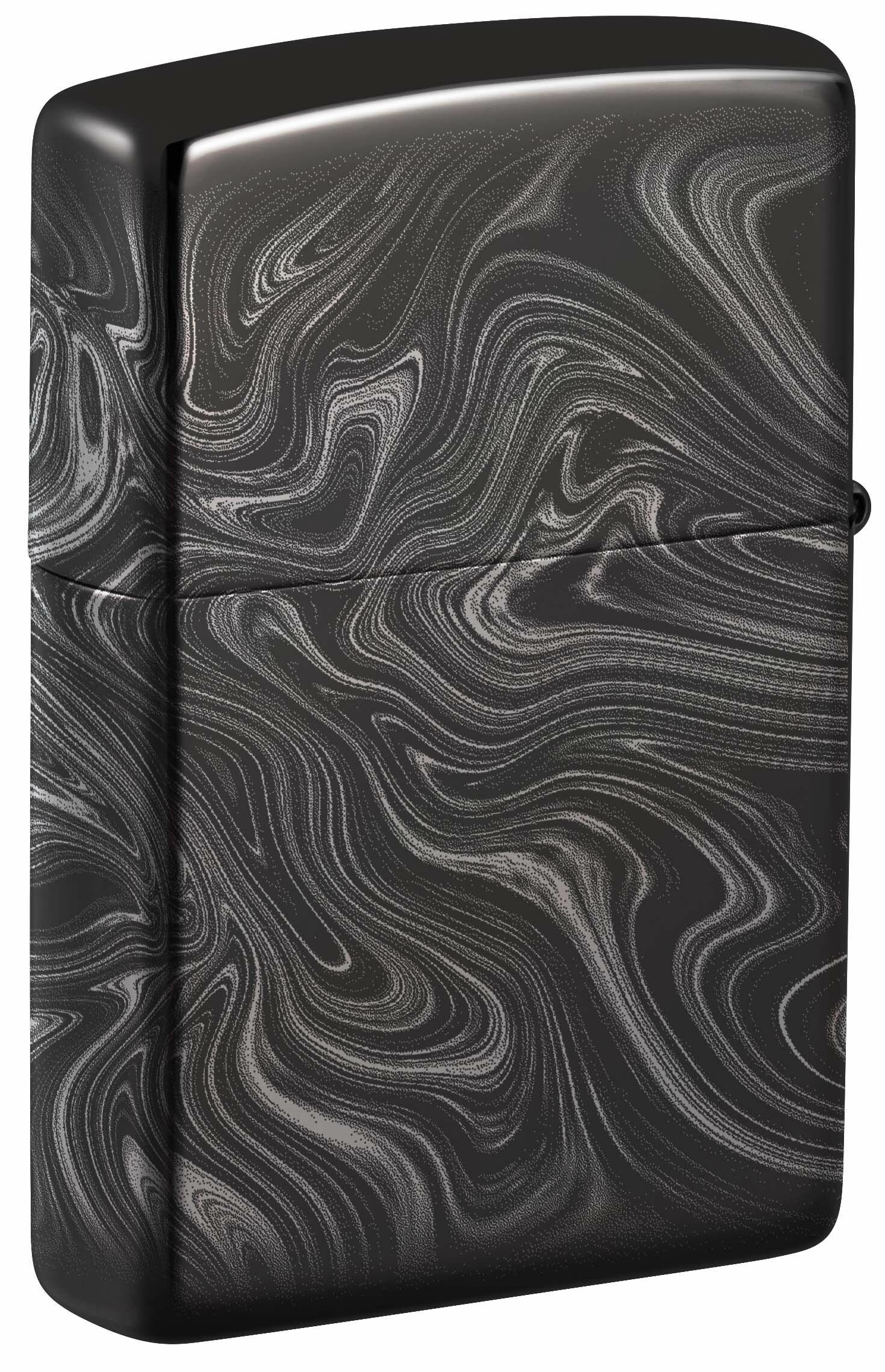 Изображение Зажигалка ZIPPO Подарочный набор ( Зажигалка бензиновая Zippo 49812 Marble Pattern Design + Кремни + Топливо 125 мл )