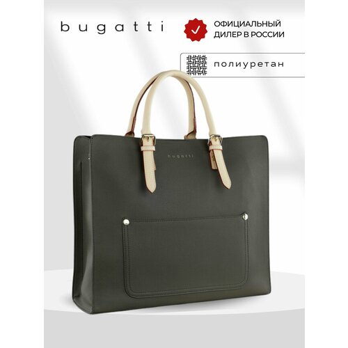 фото Сумка шоппер bugatti, зеленый