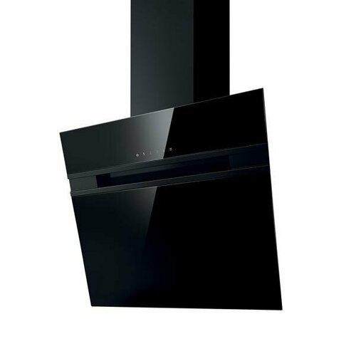 Вытяжки JET AIR/ Декоративный дизайн, наклонная, 90 см, сенсорное управление, 800 куб. м. , черная
