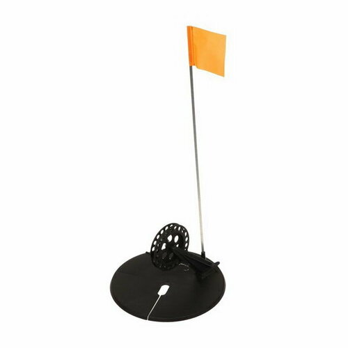 фото Жерлица оснащенная d=210 мм, угловая пластиковая стойка, катушка d=90 мм yaman