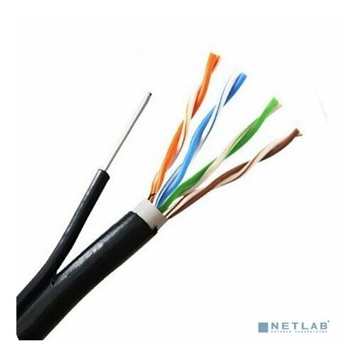 5bites Кабель 5bites Кабель Express US5525-305BPE-M витая пара UTP/SOLID/5E/24AWG/COPPER/PVC+PE/BLACK/OUTDOOR/MSGR/DRUM/305M Черный черный