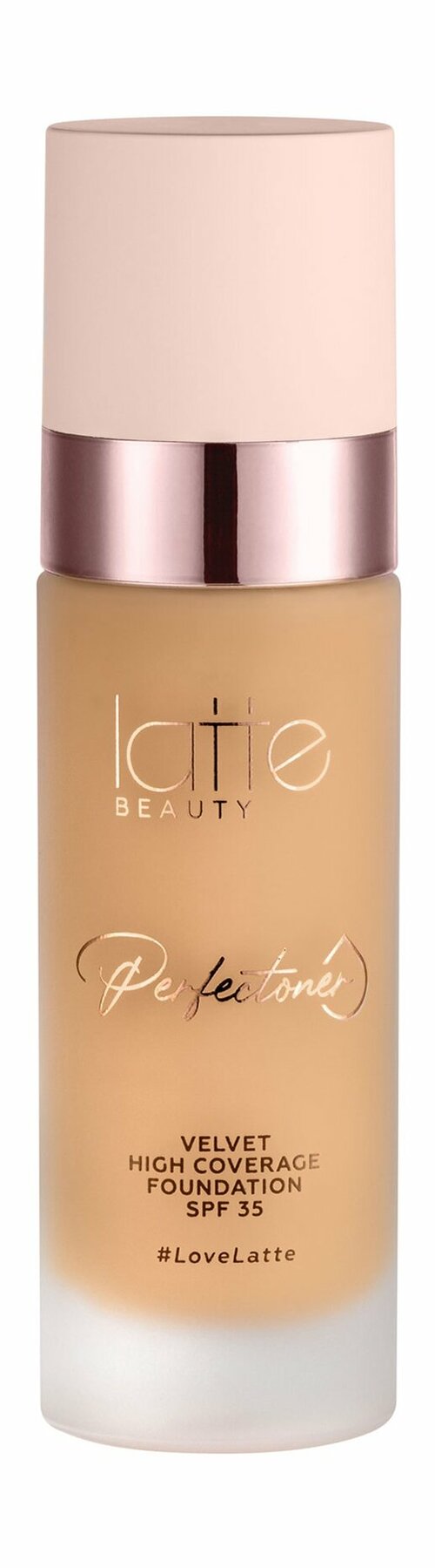 LATTE BEAUTY Тональный крем для лица Perfectoner Velvet High Coverage Foundation SPF 35, 30 мл, 03