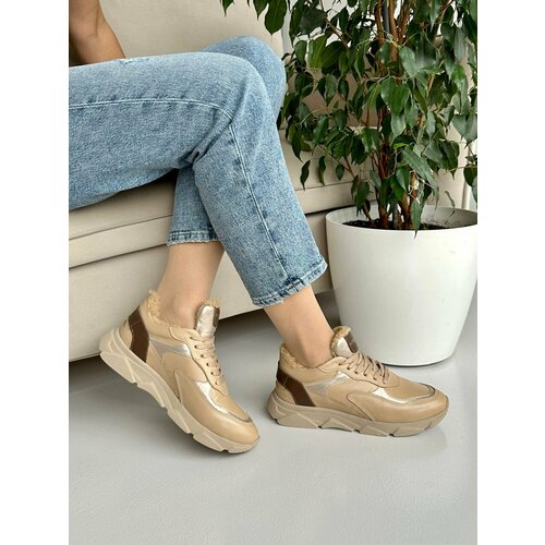 фото Кроссовки alpino, полнота 6, размер 36, белый, бежевый