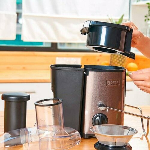Соковыжималка BlackDecker BXJE600E 600 Вт нержавеющая сталь нержавеющая сталь 1181200₽