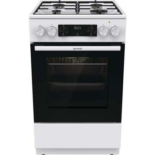 Плита Комбинированная Gorenje GK5C60WJ белый стеклянная крышка реш сталь 4367700₽