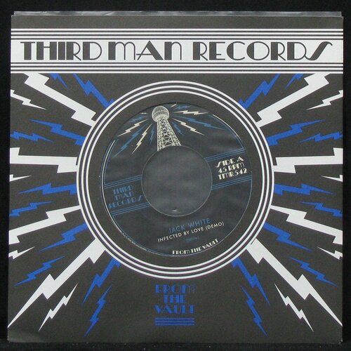 Виниловая пластинка Third Man Records Jack White – Infected by Love (Demo) / Why Walk a Dog? (Demo) (single, coloured vinyl)