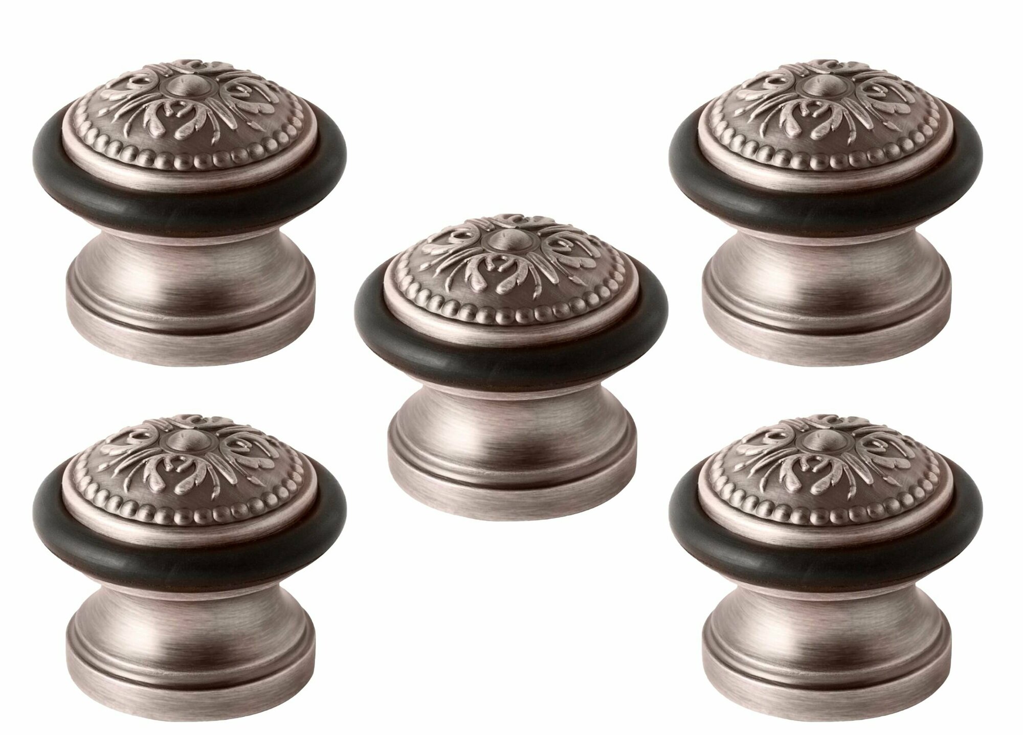 Упор дверной Fuaro DS SM01 AS-3 античное серебро (комплект 5 штук)