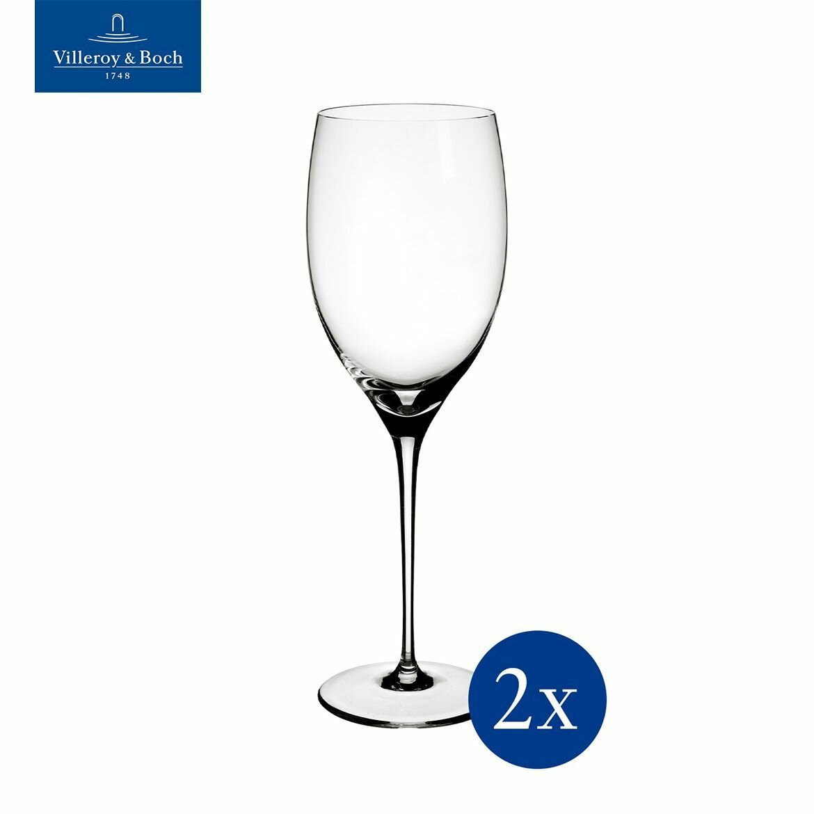 Набор бокалов для шардоне 2 шт/455 мл, Allegorie Premium, Villeroy & Boch, Хрустальное стекло