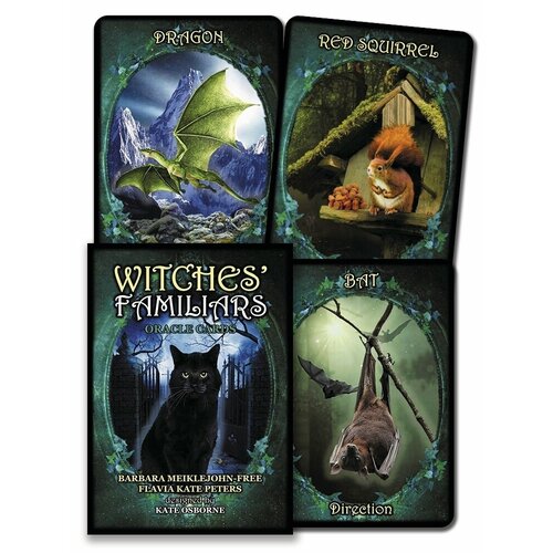 Карты Таро Witches Familiars Oracle Cards Solarus / Ведьмы Фамильяры Карты Оракула