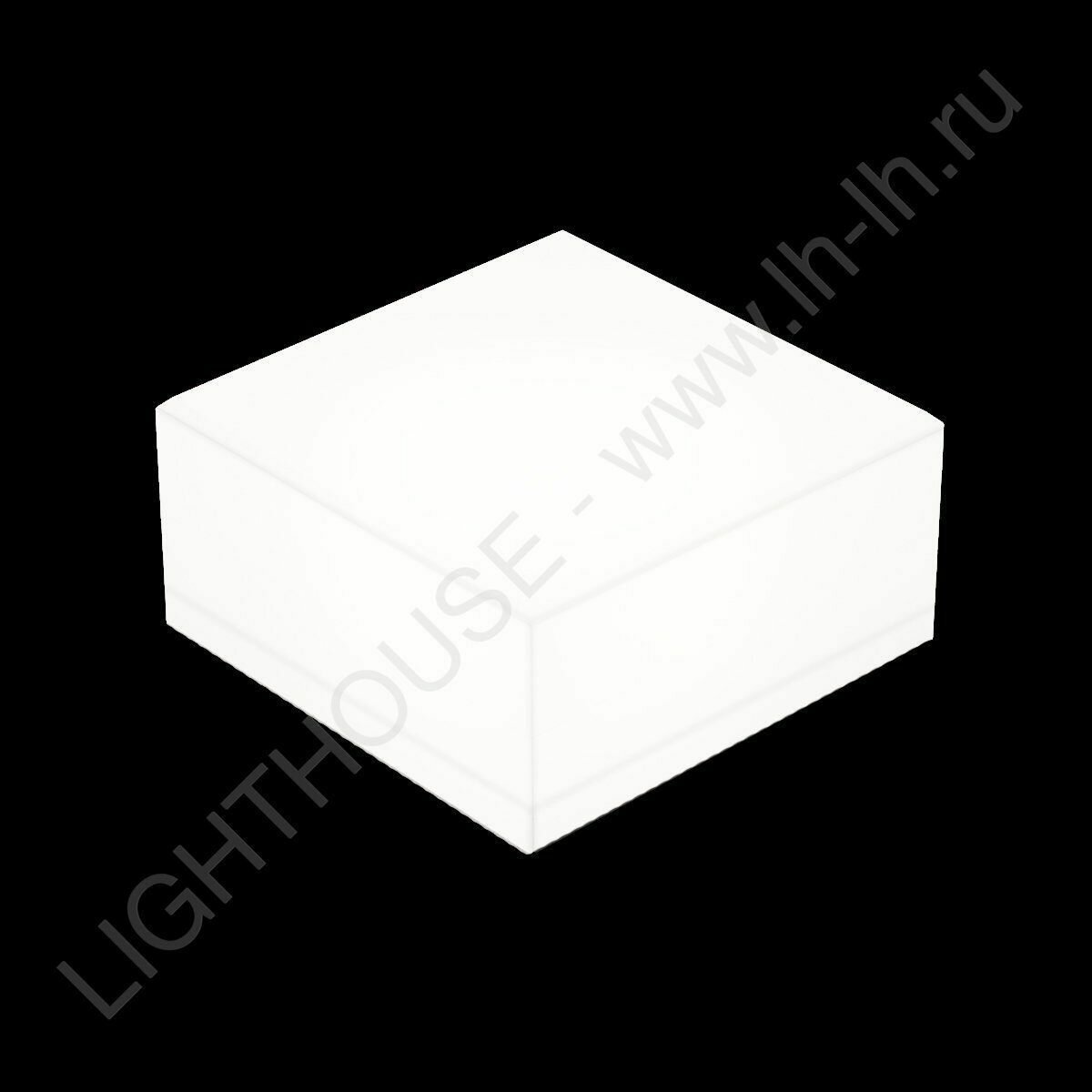 Светящаяся тротуарная плитка (LED брусчатка) Квадрат White (10*10 см)