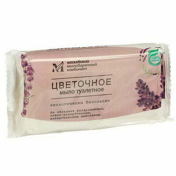 Мыло туалетное Ординарное "Цветочное", 100 г, 4 шт.