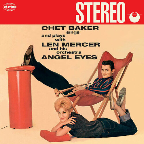 koptilnya dvuhyarusnaya original s poddonom i podstavkoj Baker Chet Виниловая пластинка Baker Chet Sings And Plays With Len Mercer And His Orchestra – Angel Eyes