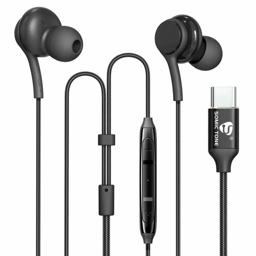 Проводные наушники Somic Tone с микрофоном и регулировкой громкости с выходом Type C 750₽