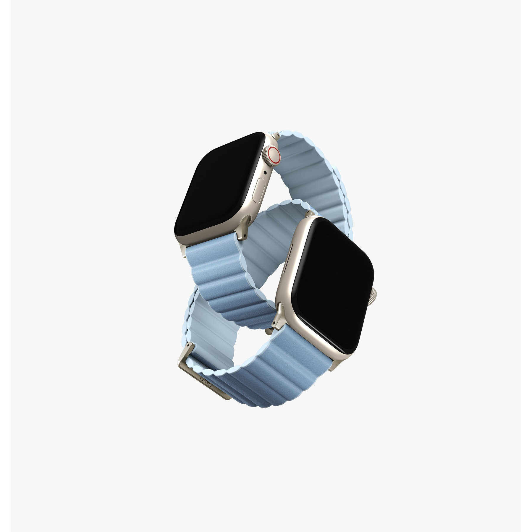 Uniq Силиконовый ремешок Uniq Revix Silicone Strap для Apple Watch 38/40/41 Blue/Black голубой 41MM-REVPARTSBLU