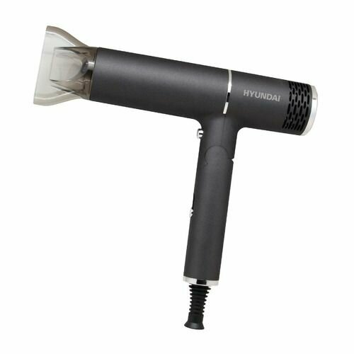 Фен Hyundai H-HD0765 1200Вт графит и хром 2042₽